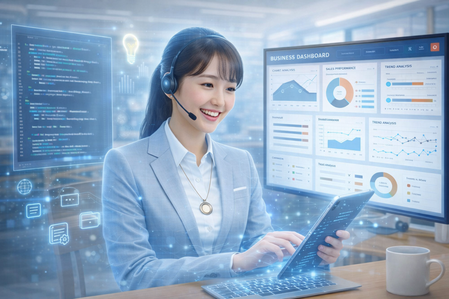 AI子との会話画面