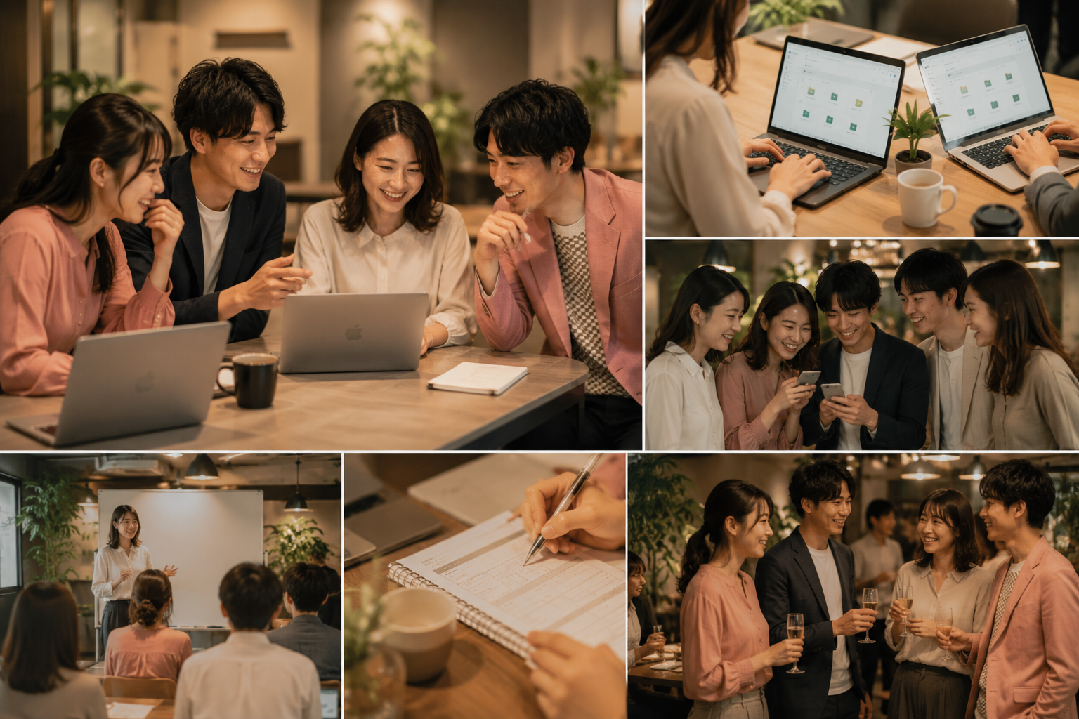 参加特典や講座の雰囲気が伝わる写真